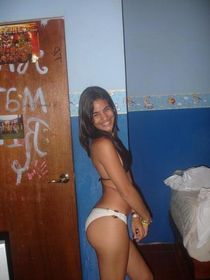 Beautiful student in a