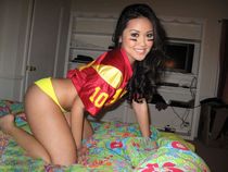 Hot babe Joana lives out